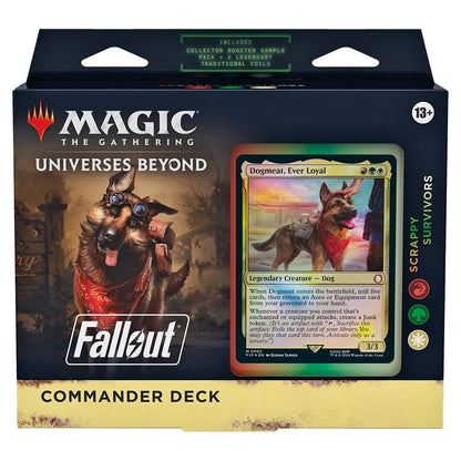 Magic the Gathering Fallout Commander Decks 4 Decks Per Display