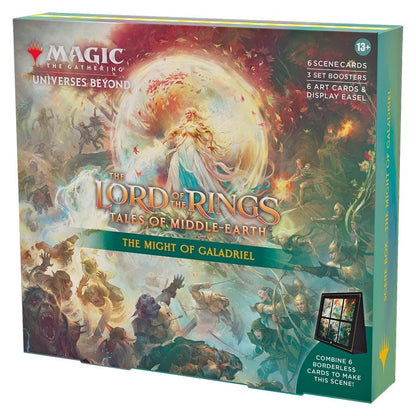 Magic the Gathering the Lord of the Rings Tales of Middle Earth Holiday Release Scene Box 4 Decks Per Display