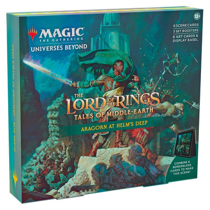 Magic the Gathering the Lord of the Rings Tales of Middle Earth Holiday Release Scene Box 4 Decks Per Display