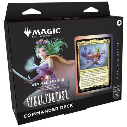 Magic the Gathering Final Fantasy Commander Decks 4 Decks Per Display