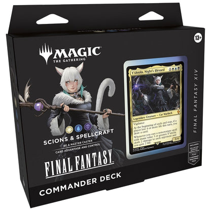 Magic the Gathering Final Fantasy Commander Decks 4 Decks Per Display