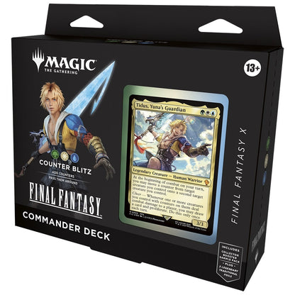 Magic the Gathering Final Fantasy Commander Decks 4 Decks Per Display