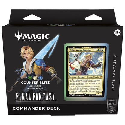 Magic the Gathering Final Fantasy Commander Decks 4 Decks Per Display