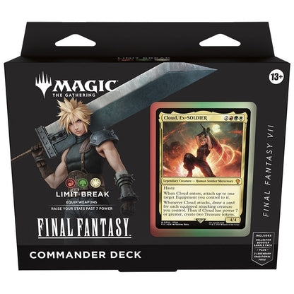 Magic the Gathering Final Fantasy Commander Decks 4 Decks Per Display