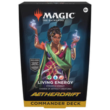 Magic the Gathering Aetherdrift Commander Decks 4 Decks Per Display