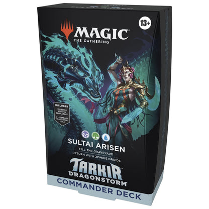 Magic the Gathering Tarkir Dragonstorm Commander Decks 5 Decks Per Display