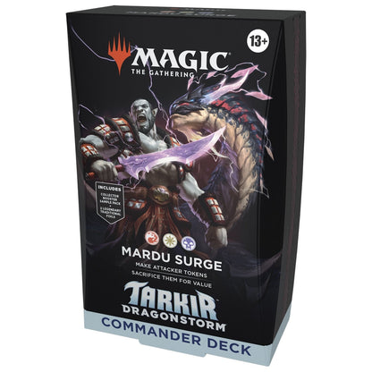 Magic the Gathering Tarkir Dragonstorm Commander Decks 5 Decks Per Display