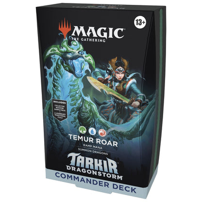 Magic the Gathering Tarkir Dragonstorm Commander Decks 5 Decks Per Display