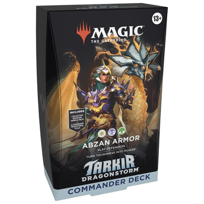 Magic the Gathering Tarkir Dragonstorm Commander Decks 5 Decks Per Display