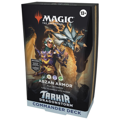 Magic the Gathering Tarkir Dragonstorm Commander Decks 5 Decks Per Display