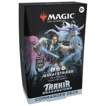 Magic the Gathering Tarkir Dragonstorm Commander Decks 5 Decks Per Display