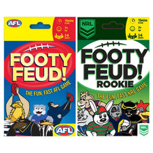AFL Footy Feud + NRL Footy Feud Rookie 12 in the Assortment 6x AFL Footy Feud and 6x NRL Footy Feud Rookie Game