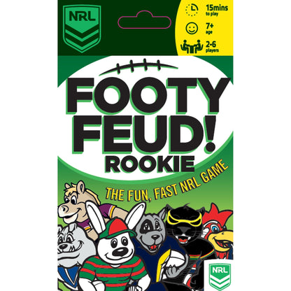 AFL Footy Feud + NRL Footy Feud Rookie 12 in the Assortment 6x AFL Footy Feud and 6x NRL Footy Feud Rookie Game