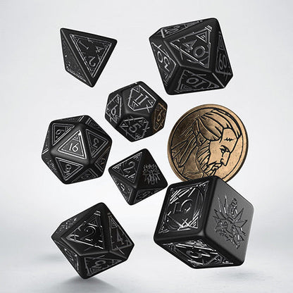 Q-Workshop The Witcher Dice Set Geralt Silver Sword