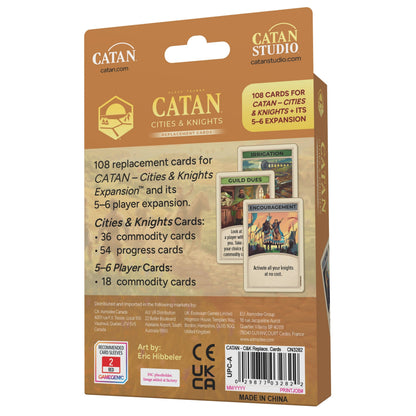 CATAN 6th Edition - Cities & Knights Cards Accessory