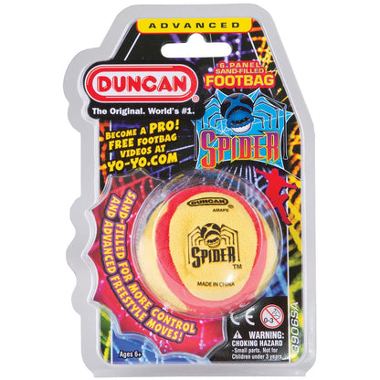 Duncan Footbag Spider 6 Panel Sand Filled Assorted Colours Toy