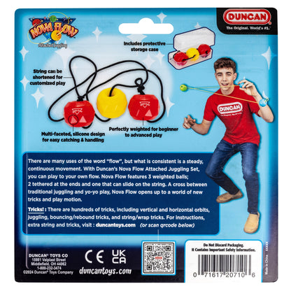 Duncan Nova Flow Attached Juggling Skill Toy Assorted Colours Toy
