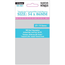 Sleeve Kings Board Game Sleeves "North Sea Compatible 54mm x86mm 110 Sleeves Per Pack