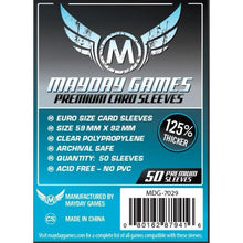 Mayday -  Premium Euro Card Sleeve 125% thicker Pack of 50 - 59 MMx92 MM