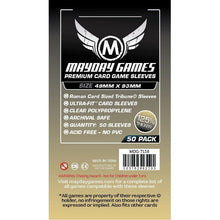 Mayday -  Premium Roman Card Sized Tribune Sleeves Pack of 50 - 49x93 MM