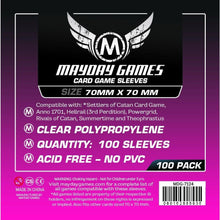 Mayday -  Small Square Card Sleeves Pack of 100 - 70 MMx70 MM