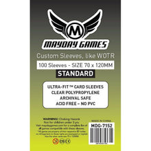 Mayday -  Standard Sleeves Pack of 100 - 70 MMx120 MM