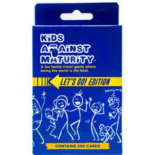 Kids Against Maturity Lets Go Edition Travel Game