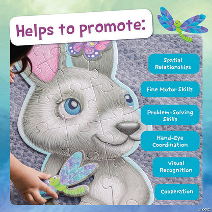 Floor Puzzle Bunny 41 Pieces