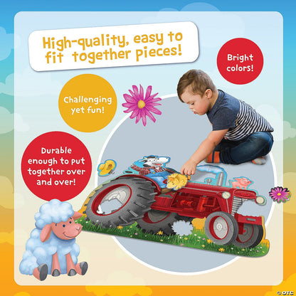 Floor Puzzle Tractor 47 Pieces
