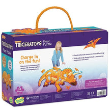 Peaceable Kingdom Floor Puzzle Triceratops 52 Pieces