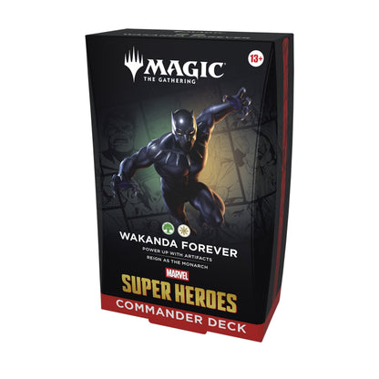 Magic the Gathering Marvel Super Heroes Commander Decks 4 Decks Per Display
