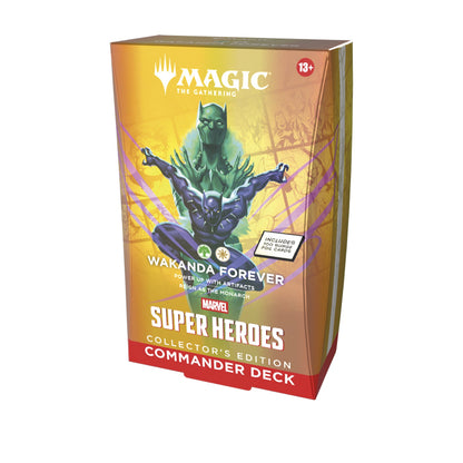 Magic the Gathering Marvel Super Heroes Collector Commander Decks 4 Decks Per Display