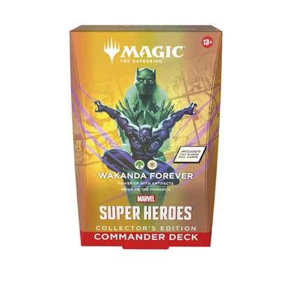 Magic the Gathering Marvel Super Heroes Collector Commander Decks 4 Decks Per Display