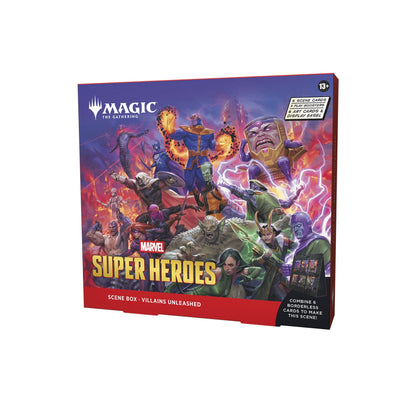 Magic the Gathering Marvel Super Heroes Scene Box 4 Scene Boxes Per Display
