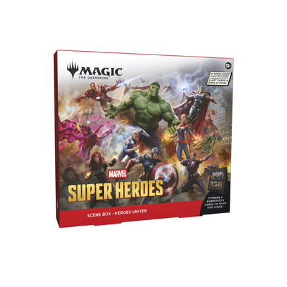 Magic the Gathering Marvel Super Heroes Scene Box 4 Scene Boxes Per Display