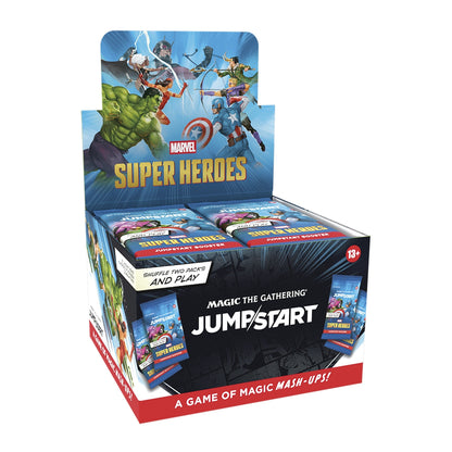 Magic the Gathering Marvel Super Heroes Jumpstart Boosters 24 Boosters Per Display