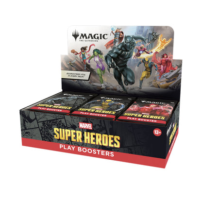 Magic the Gathering Marvel Super Heroes Play Boosters 30 Boosters Per Display