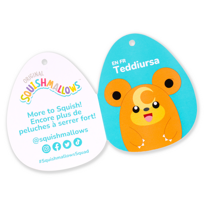 Squishmallows Pokemon Teddiursa 10"
