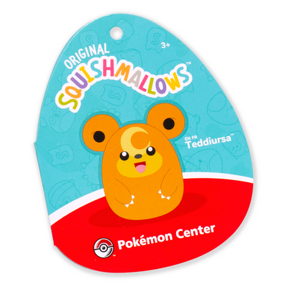 Squishmallows Pokemon Teddiursa 10"