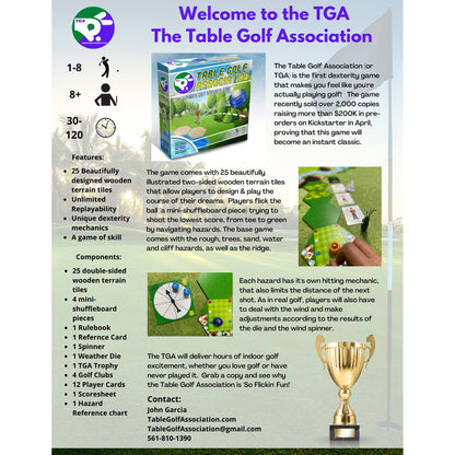 Table Golf Association Pro Edition Game