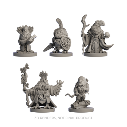 Humblewood: Heroes of Humblewood Miniatures Plastic Minis Game