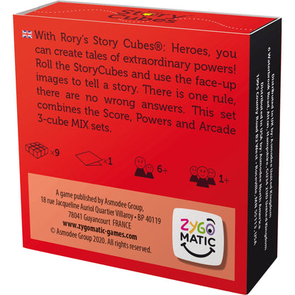 Rory's Story Cubes Heroes Magnetic Box