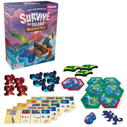 Asmodee Survive the Island - Monster Pack Expansion Game
