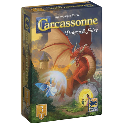 Carcassonne Expansion 3 - Dragon and Fairy 2025 Redesign Game