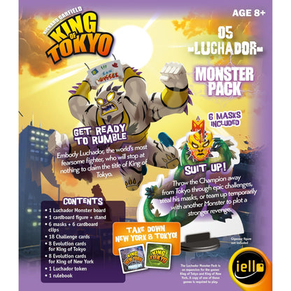 Iello King of Tokyo Luchador Monster Pack Game