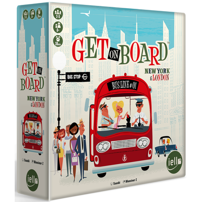 Iello Get on Board New York & London Game