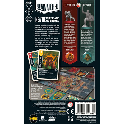 Iello Unmatched Little Red Riding Hood vs Beowulf Game