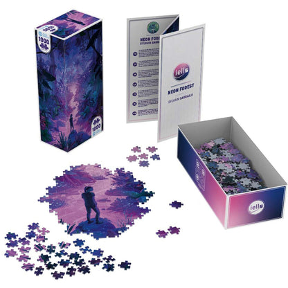 IELLO Puzzle Universe Neon Forest #4 1000 pieces