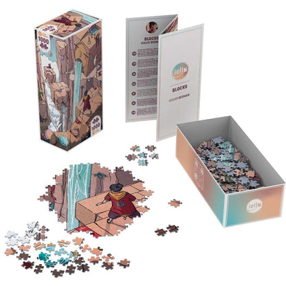 IELLO Puzzle Universe Blocks #6 1000 pieces