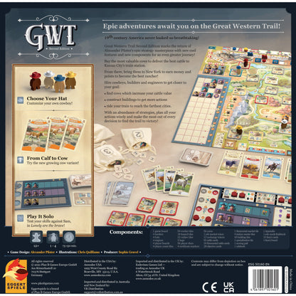 Great Western Trail New Edition Game